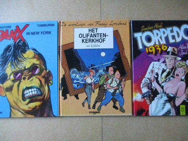 w0545 titanic reeks 1 t/m 25 hc, Meerdere stripboeken, Ophalen, Gelezen