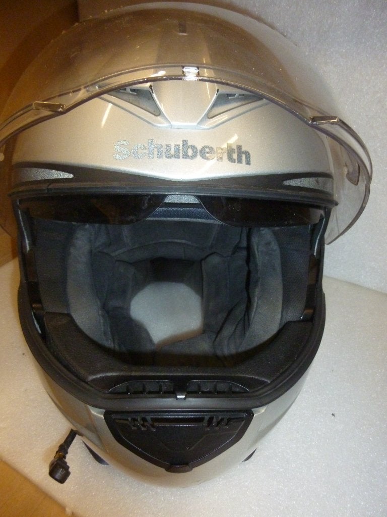 oudere schuberth systeem helm c3 pro met cardo src  58/59 L, Systeemhelm, L, Tweedehands, Ophalen
