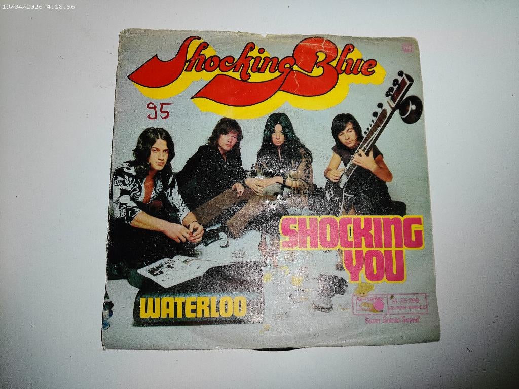 Shocking Blue - Shocking you / Waterloo, Cd's en Dvd's, Vinyl Singles, Gebruikt, Fotohoes, Originele persing, Single, 1970 - 1979