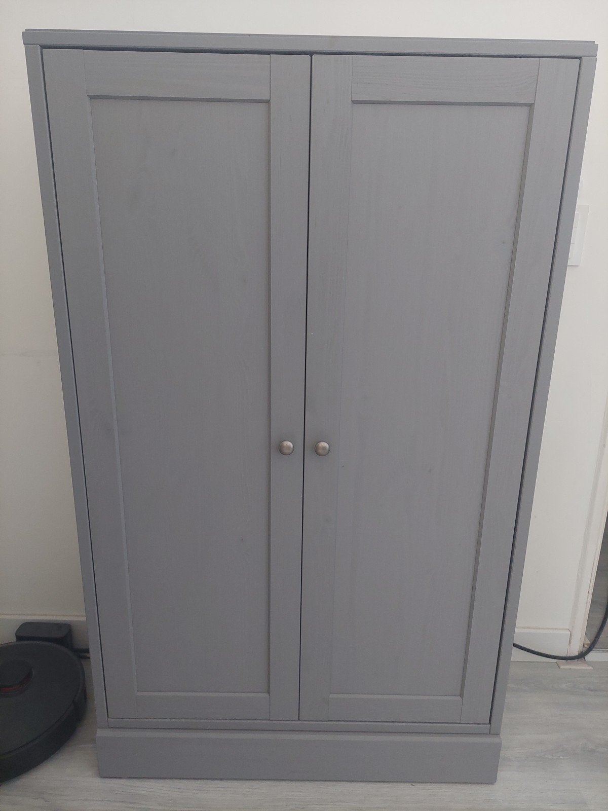 Grijze HAVSTA kast met planken, Ophalen, 100 tot 150 cm, 50 tot 100 cm, Modern