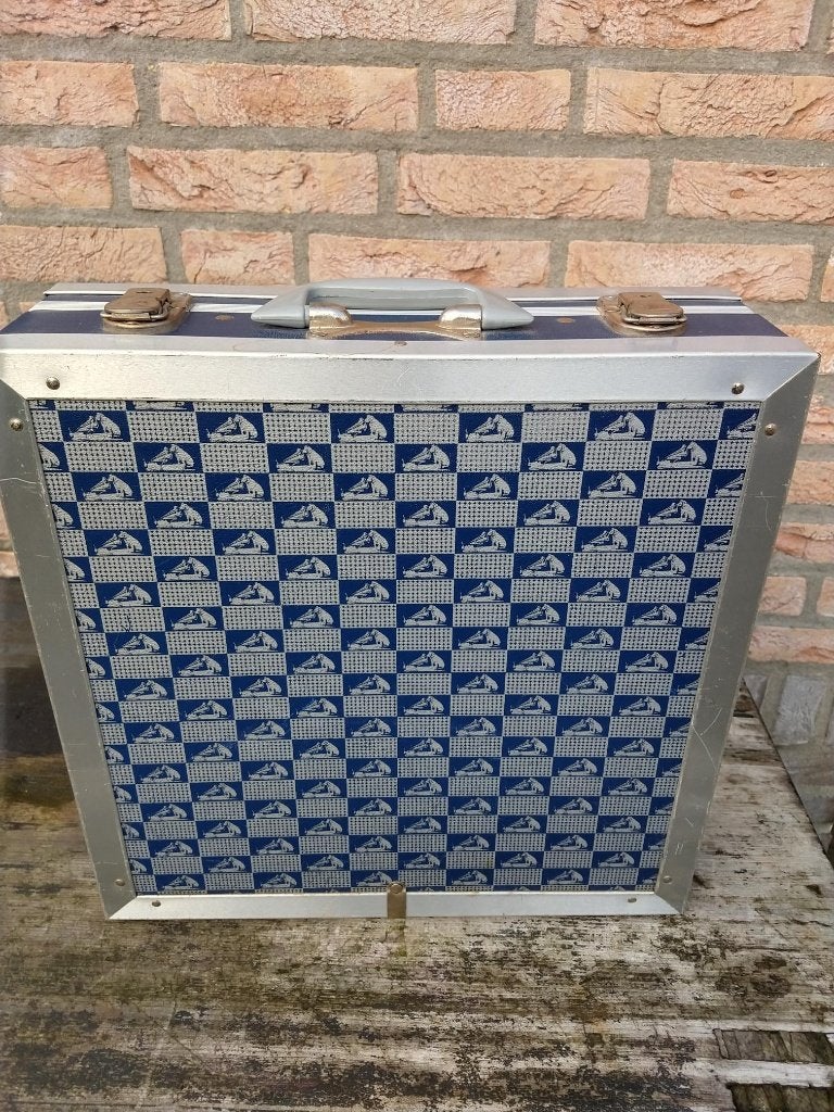 unieke EMI retro platenkoffer jaren 70, Ophalen of Verzenden, Audio en Video