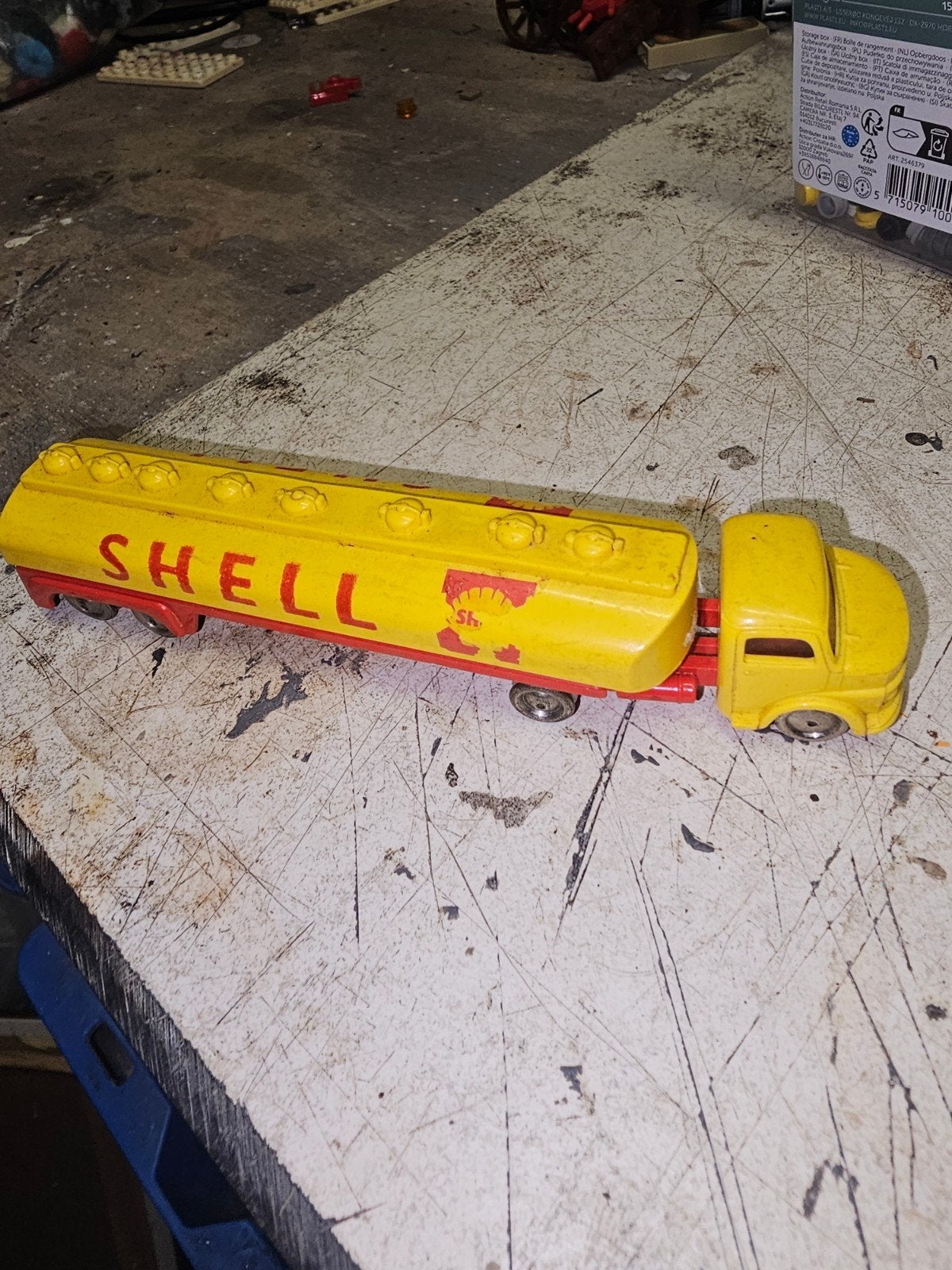 Vintage Shell Tankwagen Speelgoedmodel, Ophalen of Verzenden, Gebruikt