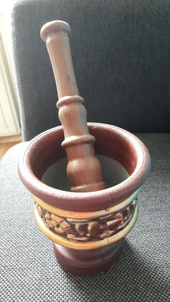 Vijzel met stamper - nieuw, Ophalen of Verzenden, Nieuw