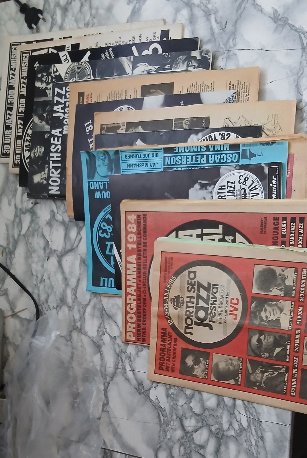 North Sea Jazz Festival Programma's en Magazines (1981-1985), Verzamelen, Tijdschriften, Kranten en Knipsels, Ophalen of Verzenden
