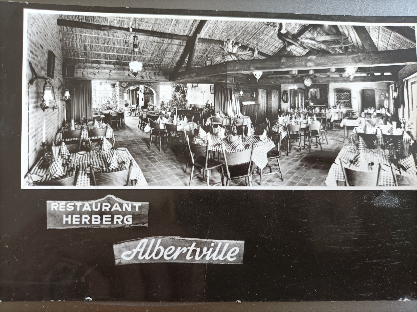 Chaam. Herberg Albertville, Ophalen of Verzenden, 1940 tot 1960, Ongelopen, Noord-Brabant