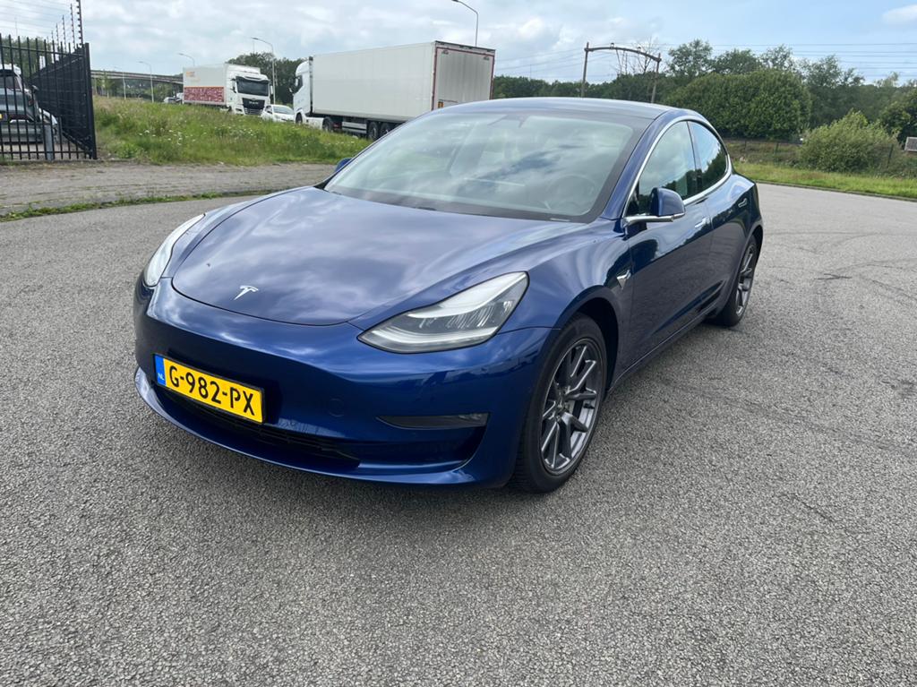 Tesla Model 3 2019 Blauw, Auto's, Tesla, Automaat, 1831 kg, Origineel Nederlands, Elektrisch