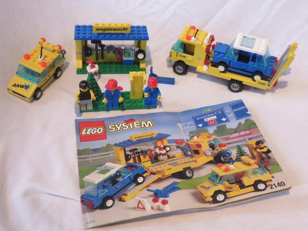 Lego classic town, set 2140 anwb roadside assistance crew, Compleet, Lego, Ophalen of Verzenden, Complete set