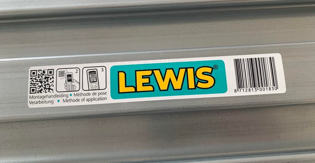 Lewis zwaluwstaartplaten 3 stuks 1830 x 630 x 16 mm, Ophalen, Nieuw