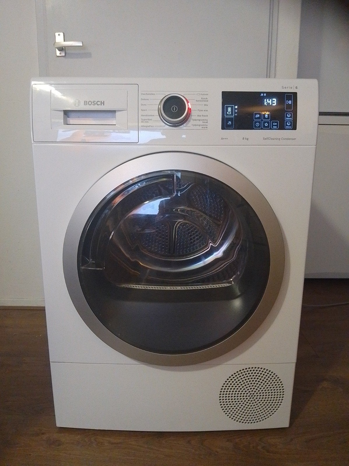 Bosch exclusiv serie 6 warmtepompdroger/leesbeschrijving!, Ophalen, Minder dan 85 cm, Overige typen, 8 tot 10 kg
