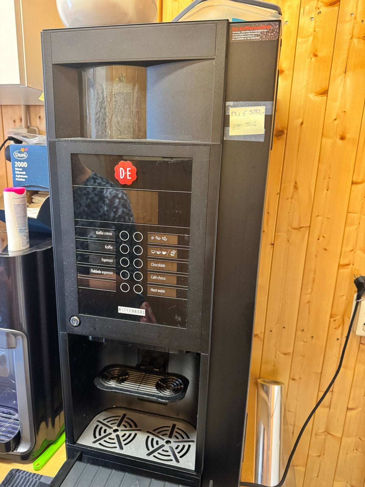 Douwe egberts machine, Gebruikt, 10 kopjes of meer, Koffiemachine, Koffiebonen