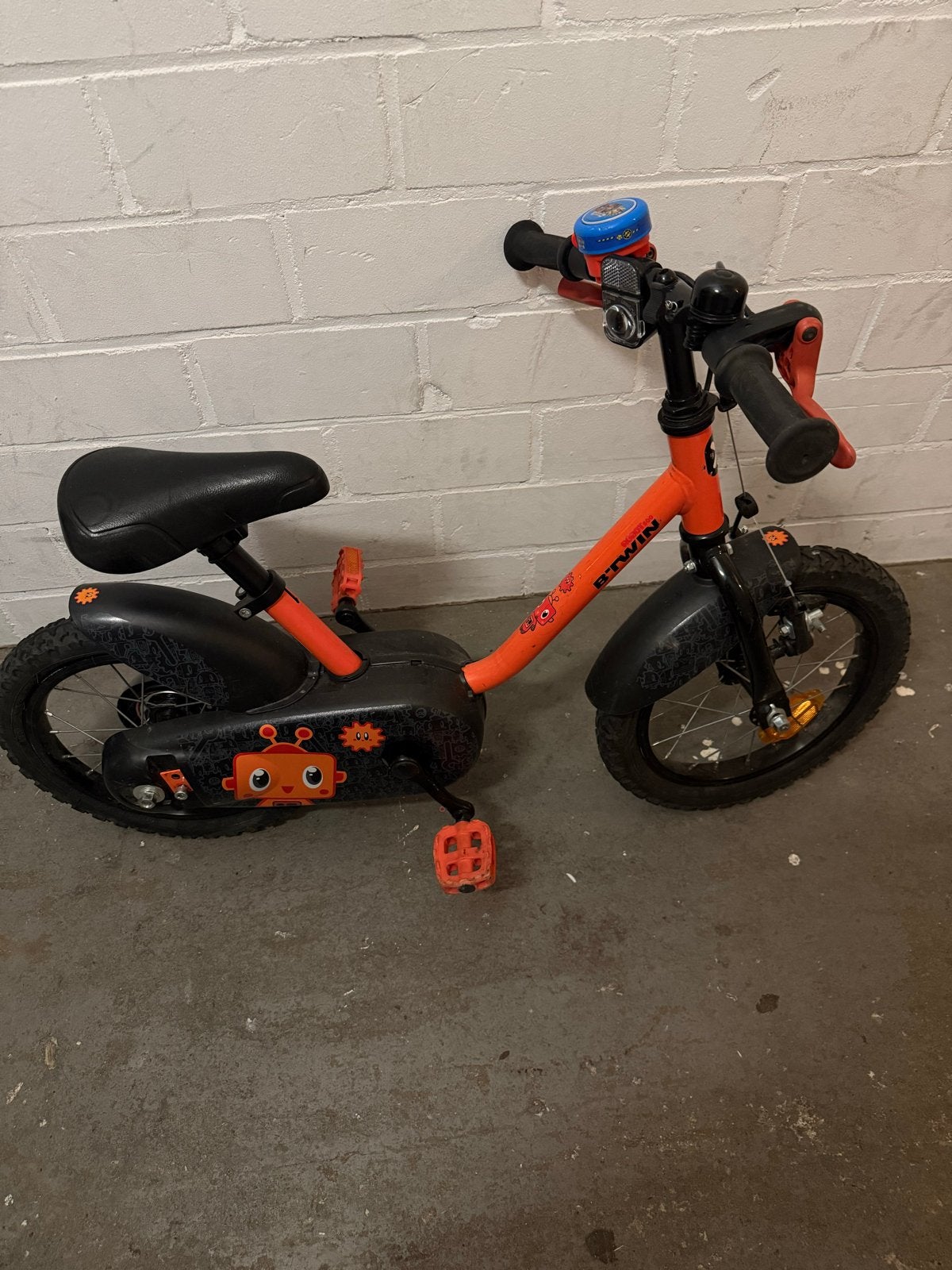 Kinderfiets 12 inch met ziewieltjes, Fietsen en Brommers, Ophalen of Verzenden, Gebruikt, Velgrem, Minder dan 16 inch