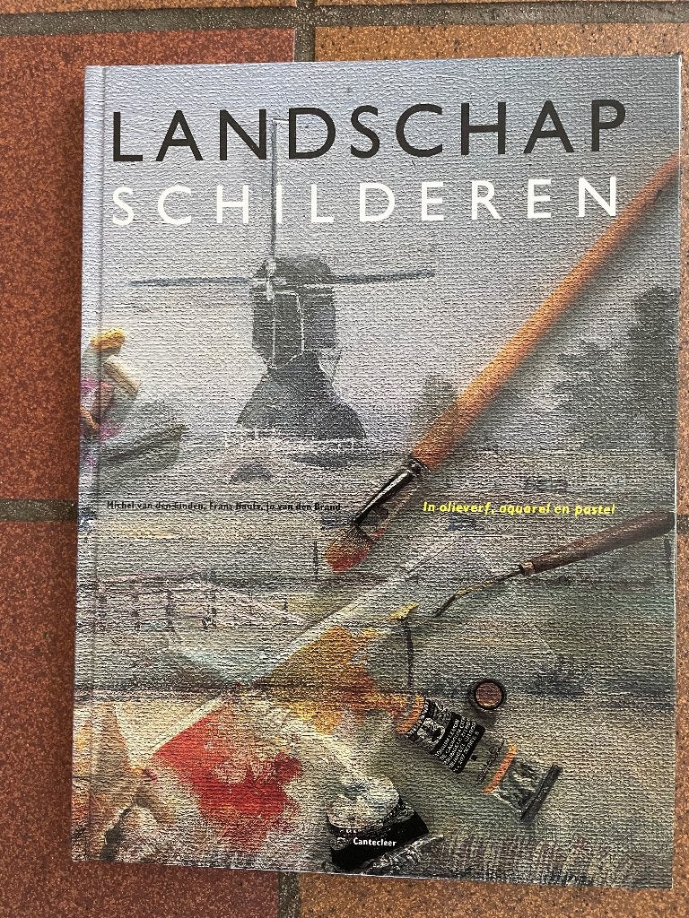 Landschap schilderen in olieverf aquarel en pastel, Hobby en Vrije tijd, Schilderen, Ophalen, Zo goed als nieuw, Olieverf
