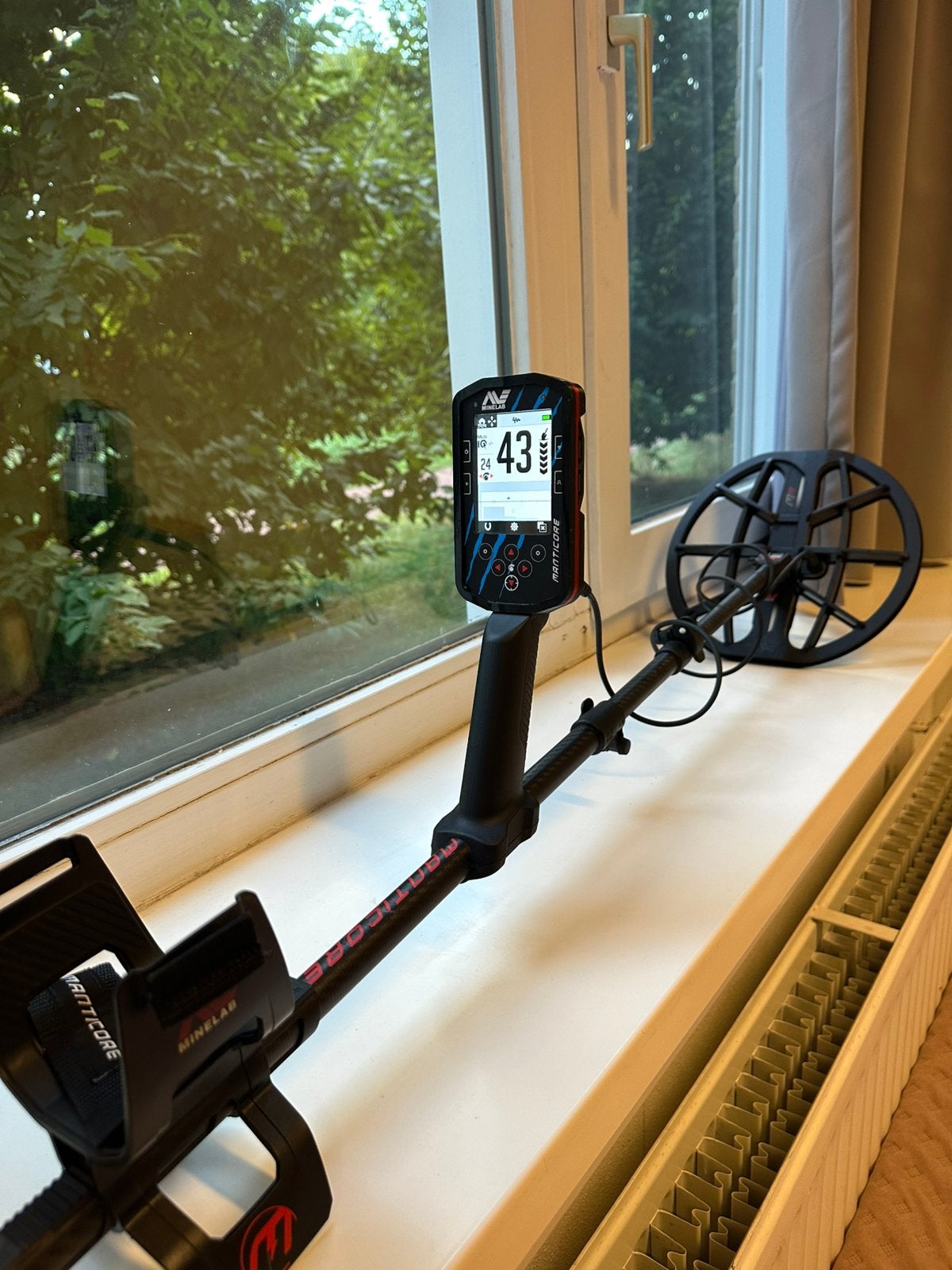 Minelab Manticore met M9, M11 en M15 spoelen