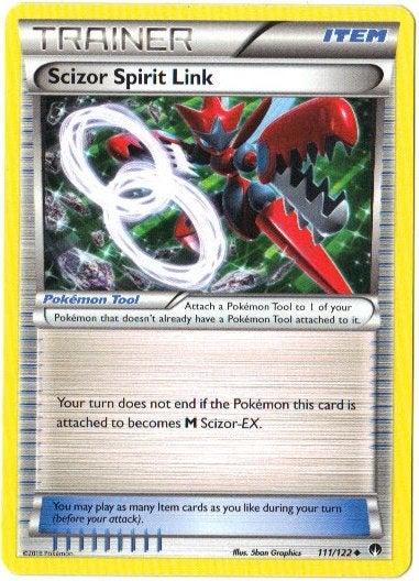 Breakpoint,  Scizor Spirit Link [uncommon] 111/122, Verzenden, Nieuw, Losse kaart