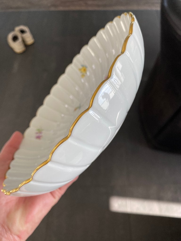 Meissen Streublumen schaal in perfecte staat, Antiek en Kunst, Ophalen