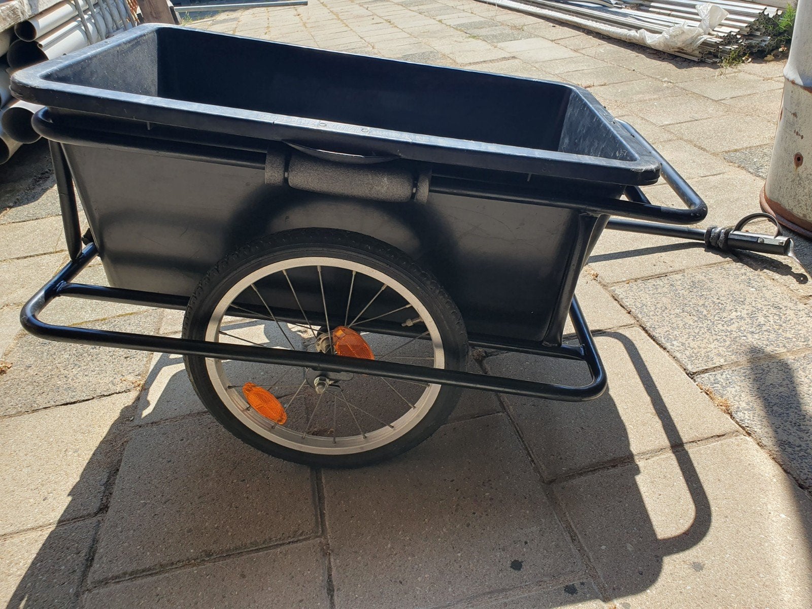 Open fietskar compleet met fietsaansluiting, Fietsen en Brommers, Fietsaccessoires | Aanhangers en Karren, Ophalen of Verzenden