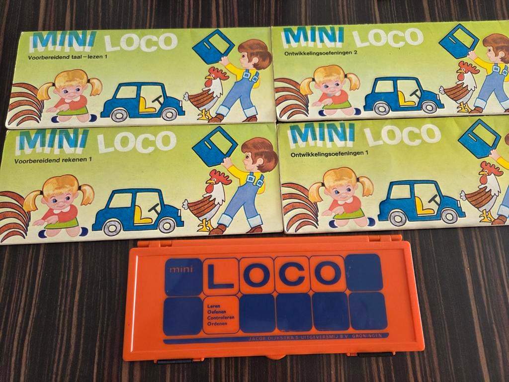 Mini Loco met 4 boekjes (groep 2/3) lezen, rekenen en ontwik, Ophalen of Verzenden, Gebruikt, Taal en Lezen