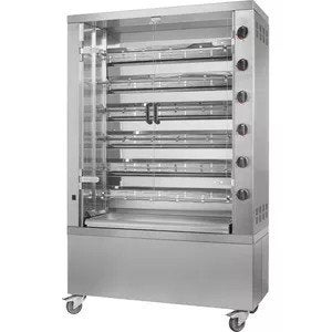 Professionele RVS Rotisserie Grill - Gebruikt, Ophalen of Verzenden, Gebruikt, Ovens, Magnetrons en Steamers