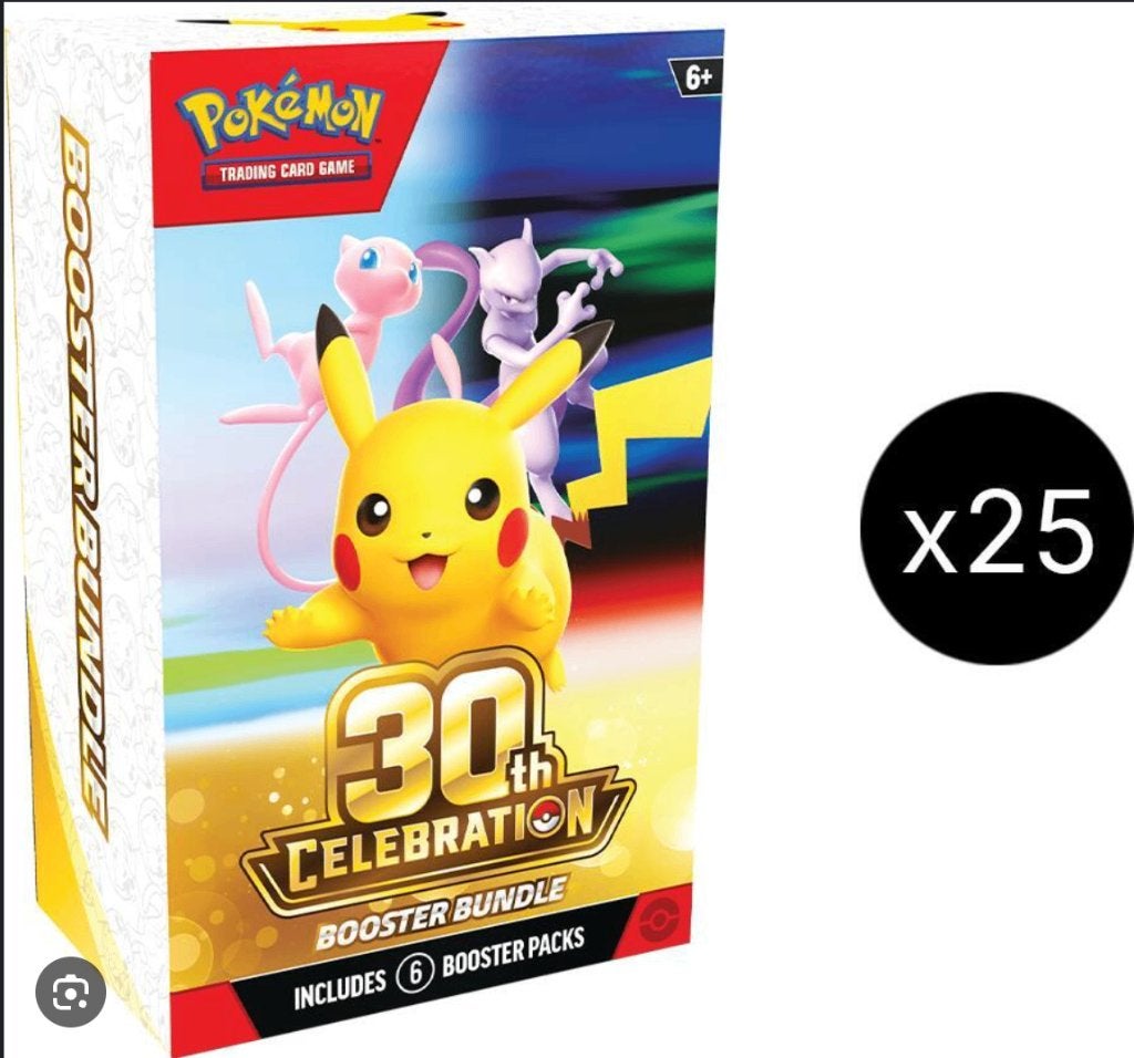 Pokemon 30th Celebration Booster Bundle Case (25x), Ophalen of Verzenden, Nieuw, Boosterbox
