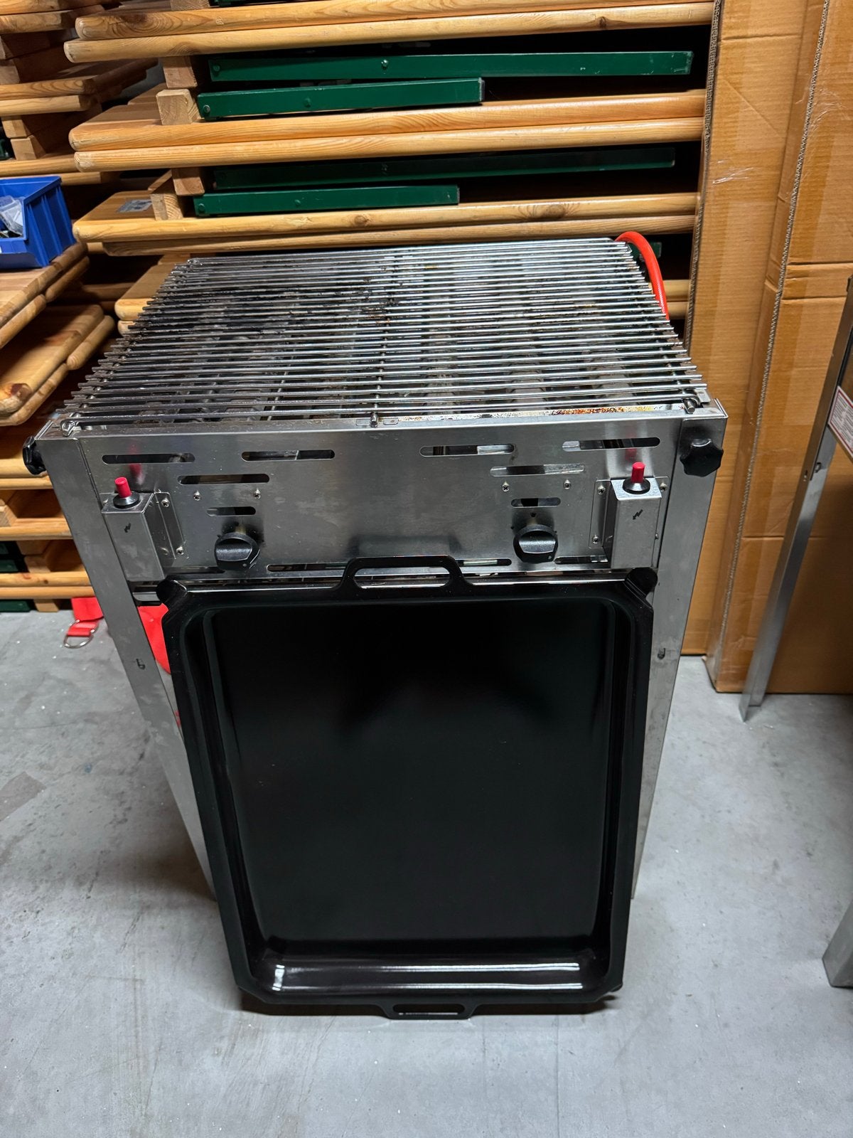 Hendi Grill Master Maxi - Professionele Gasbarbecue, Tuin en Terras, Gasbarbecues, Ophalen, Zo goed als nieuw