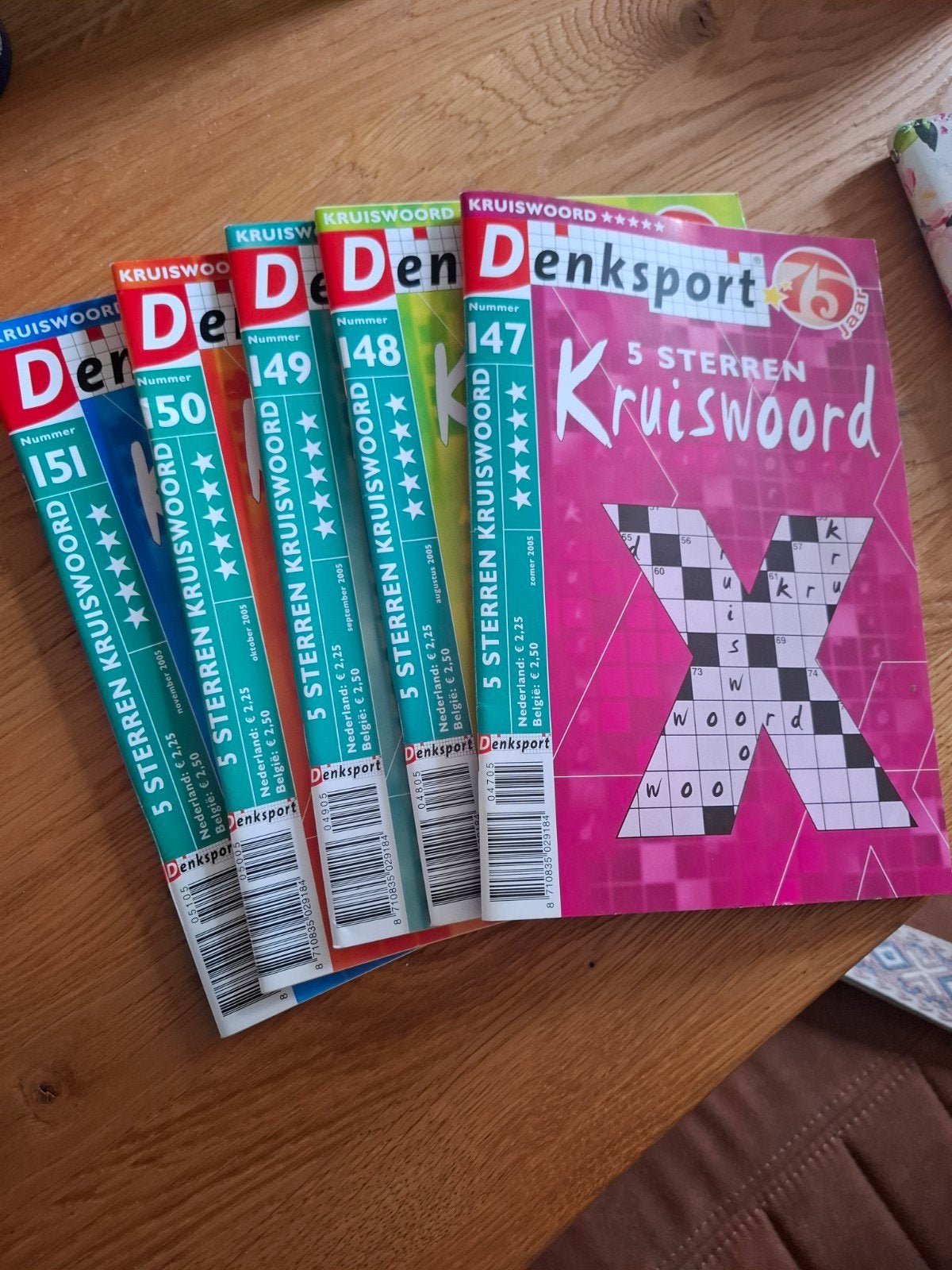 5 Sterren Kruiswoord Denksport Puzzelboeken, Hobby en Vrije tijd, Denksport en Puzzels, Ophalen, Nieuw