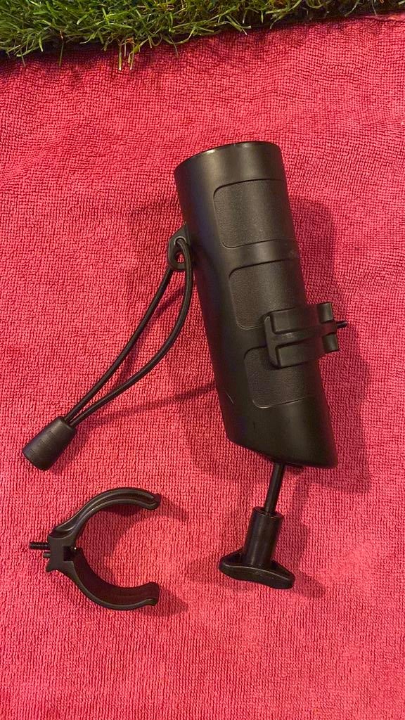 NIEUWE GOLF PARAPLU HOUDER VOOR GOLFTROLLEYS, Ophalen, Nieuw, Golfkar