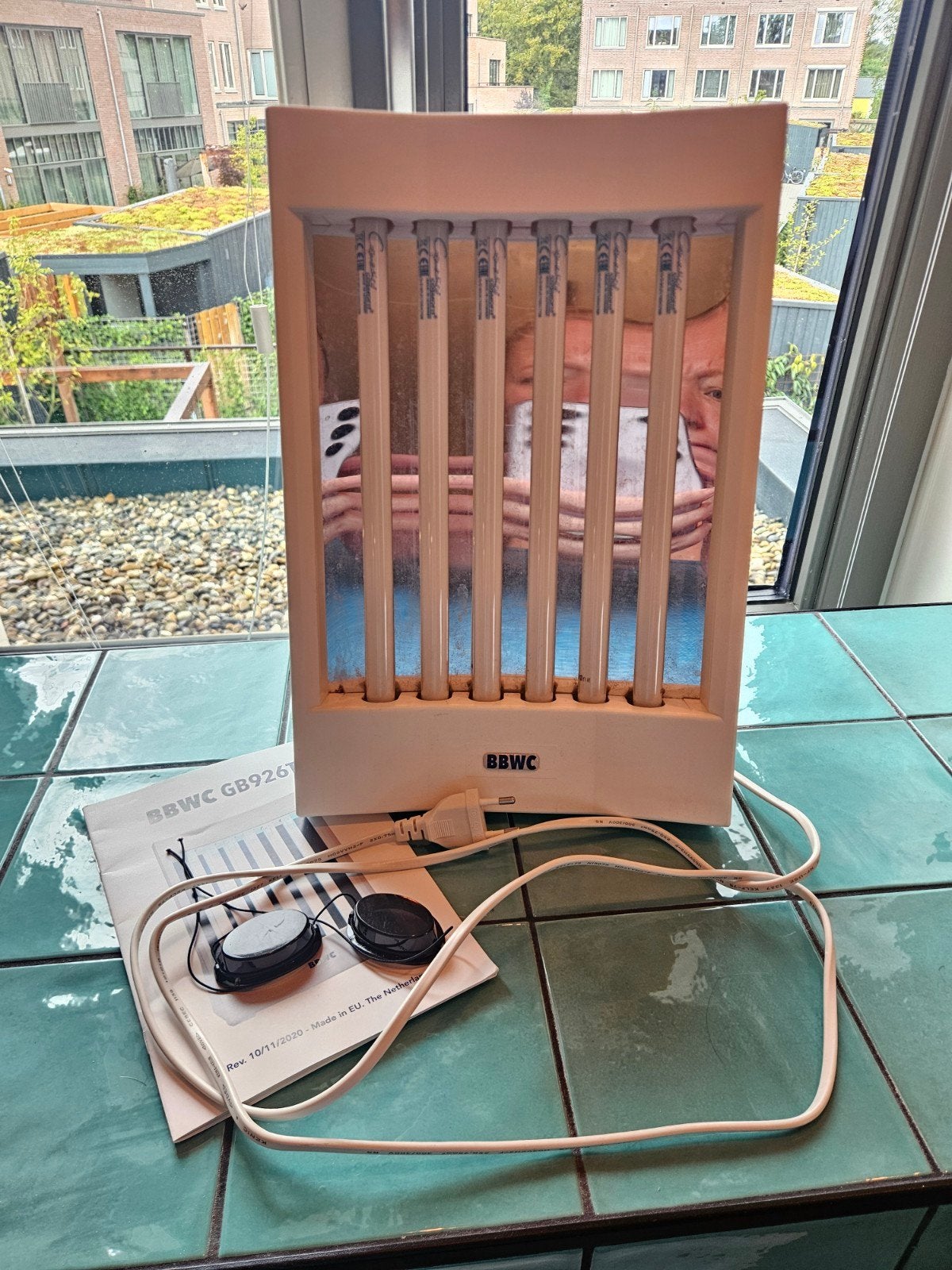 BBWC GB926T Gezichtsbruiner met 6 lampen en timer, Ophalen of Verzenden, Zo goed als nieuw, Gezichtsbruiner, Minder dan 10 lampen