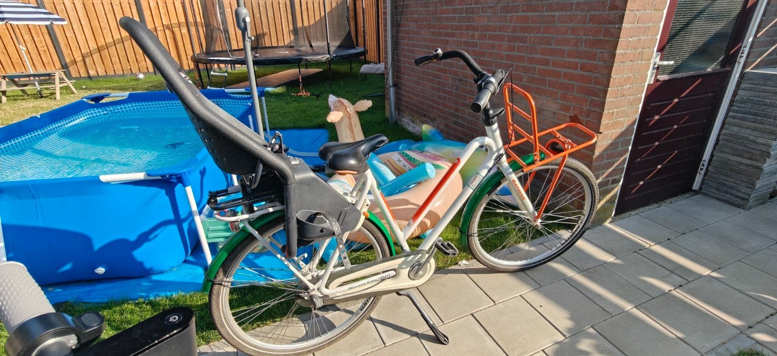 Batavus Winnaars Editie Stadsfiets met Yepp kinderzitje, Ophalen, Gebruikt, Batavus, Versnellingen