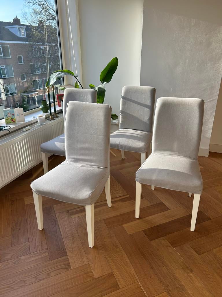 Stoelen 4x IKEA Bergmund, Huis en Inrichting, Ophalen, Gebruikt, Vier, Stof