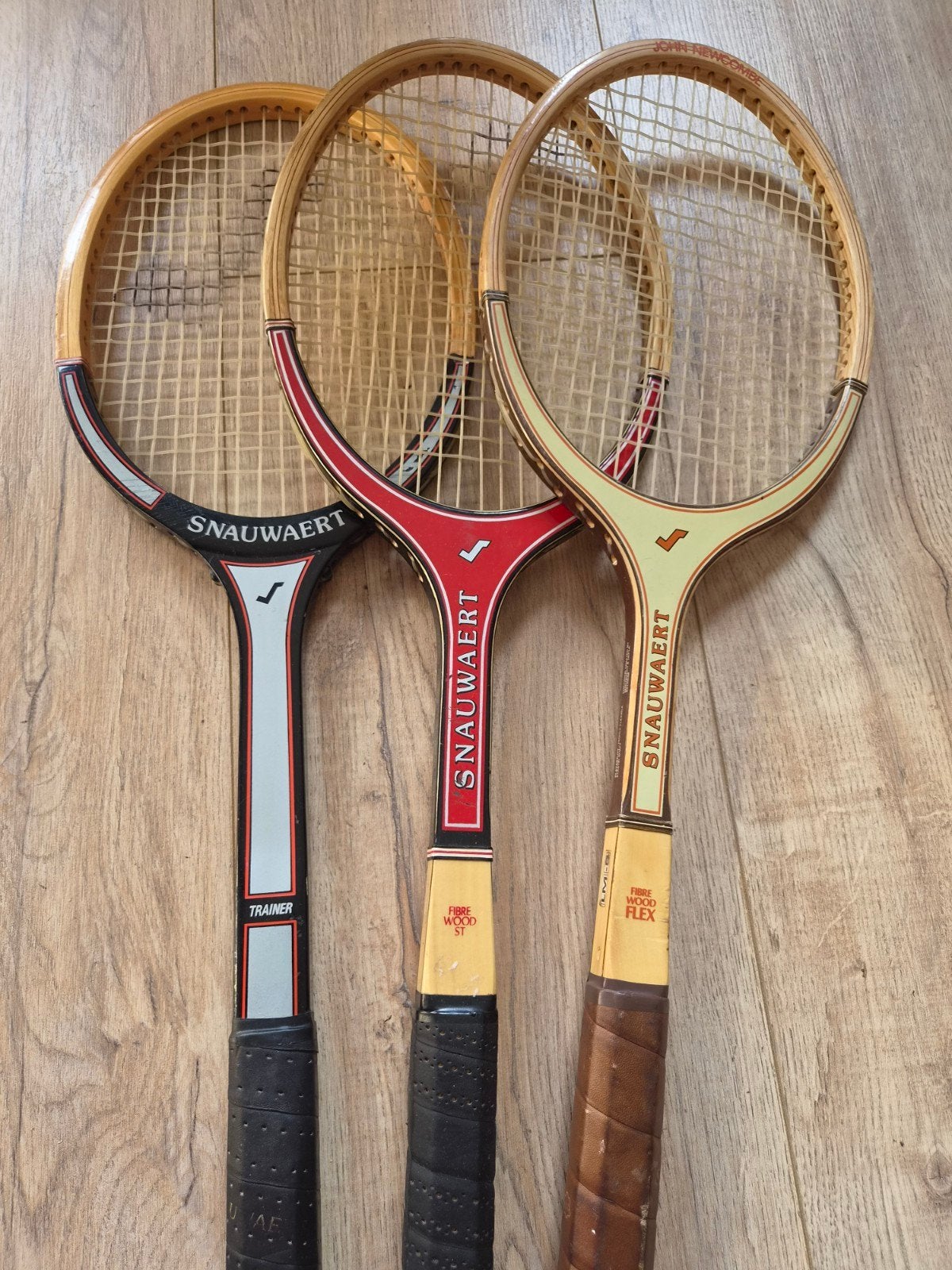 Vintage Snauwaert Tennisrackets - Set van 3, Sport en Fitness, Ophalen of Verzenden, Gebruikt, Racket, Overige merken