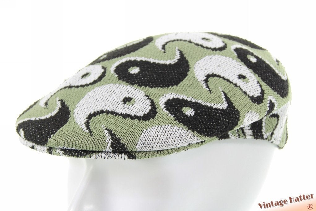 Platte pet Kangol 3D Balance 504 zacht groen S, M, L, XL new, Nieuw, Pet, Kangol - 3D Balance 504, One size fits all