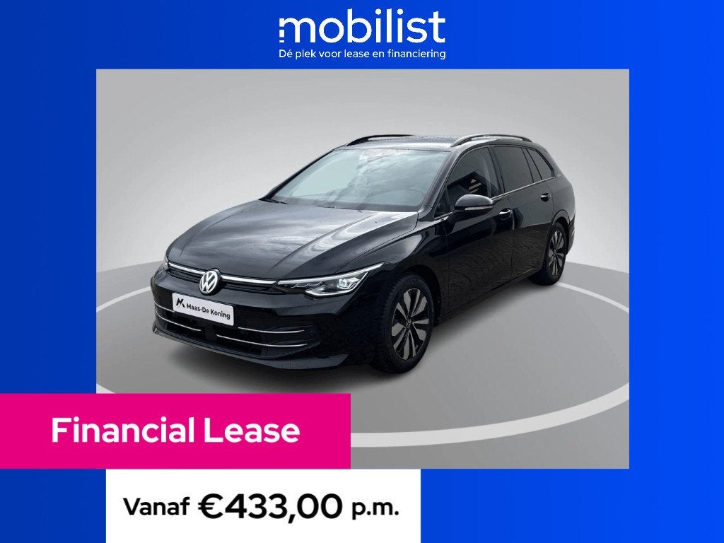 Volkswagen Golf Variant 1.5eTSI/150PK Goal DSG (bj 2025), Automaat, 150 pk, 1337 kg, Zwart
