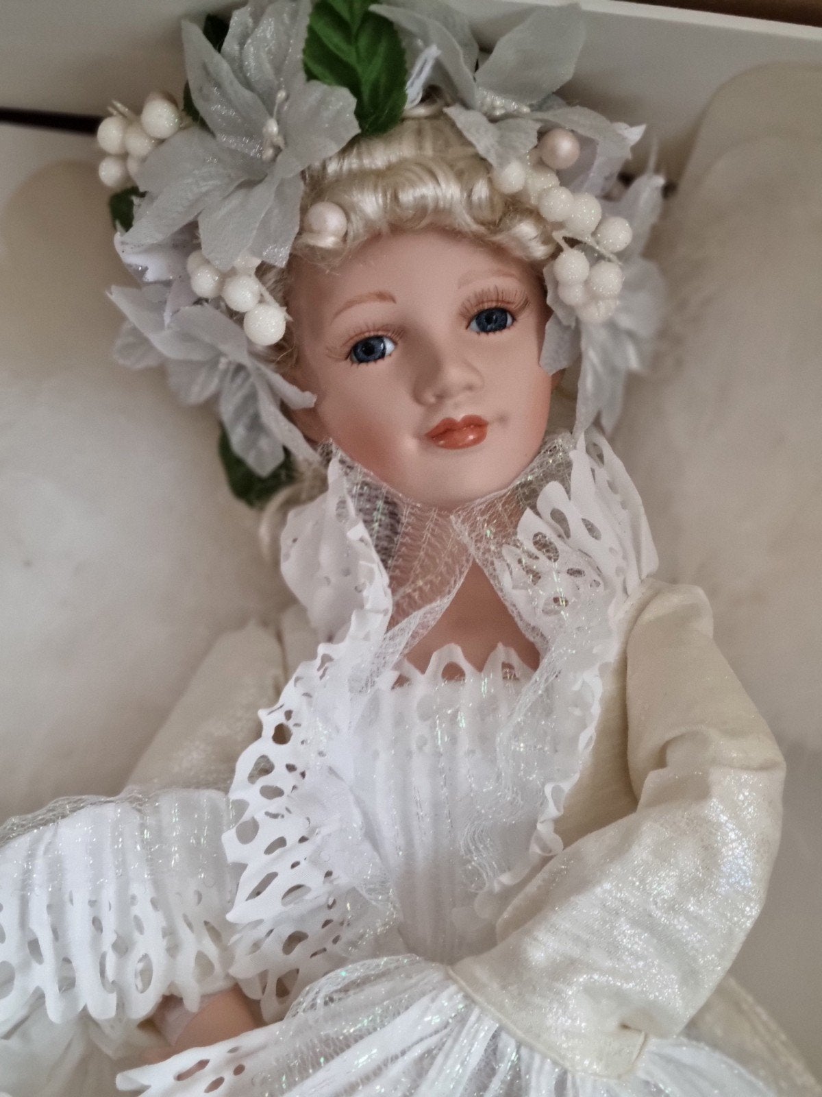 Nieuwe Grote Witte Engel met Bewegende Vleugels en Armen, Ophalen of Verzenden, Nieuw