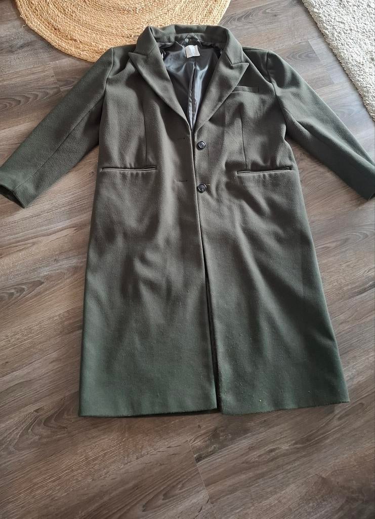 Mooie legergroene jas/mantel maat M Primark, Ophalen of Verzenden, Zo goed als nieuw