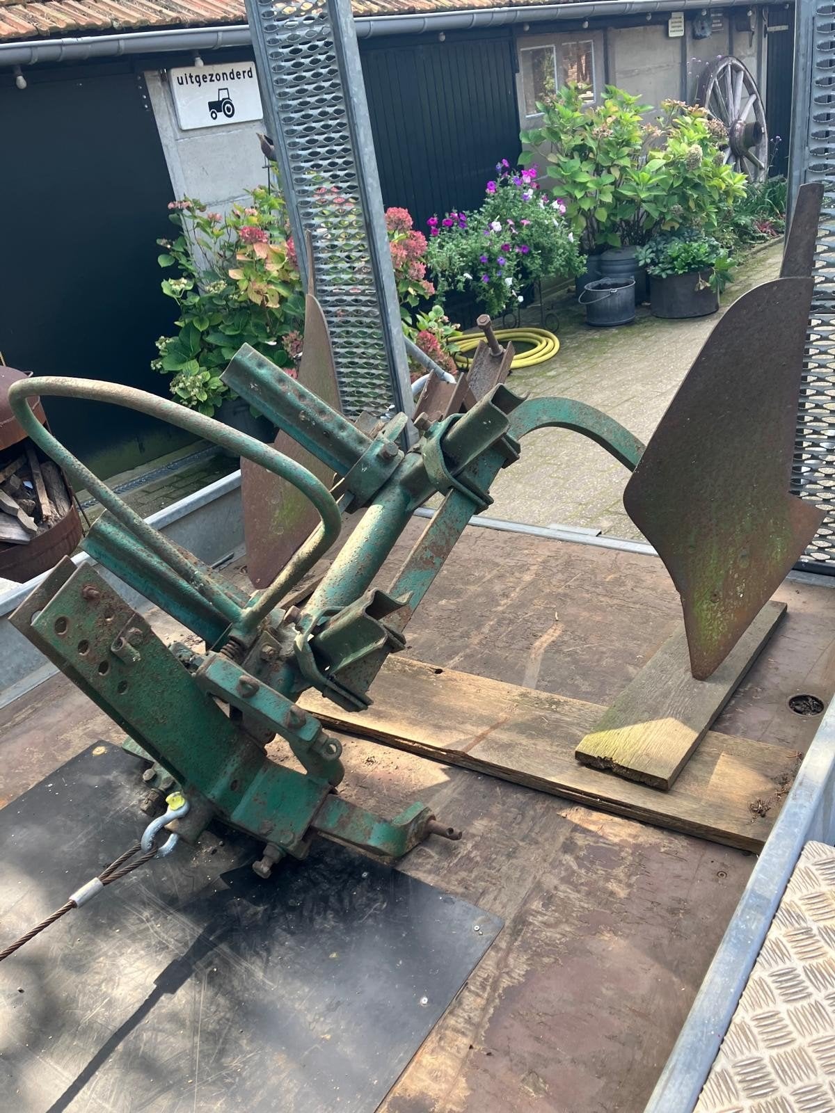 Lemken 1 schaars wentelploeg, Ophalen, Akkerbouw, Grondbewerking