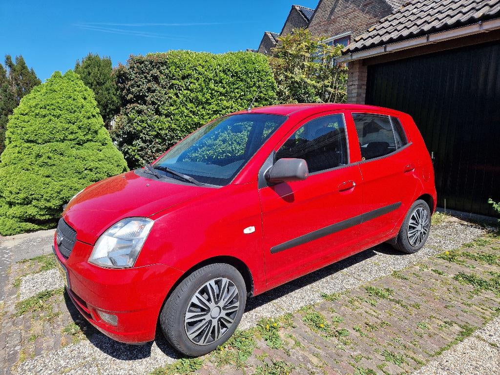 Kia Picanto 1.0 2005 Rood, Auto's, Voorwielaandrijving, 836 kg, 31 €/maand, 4 cilinders