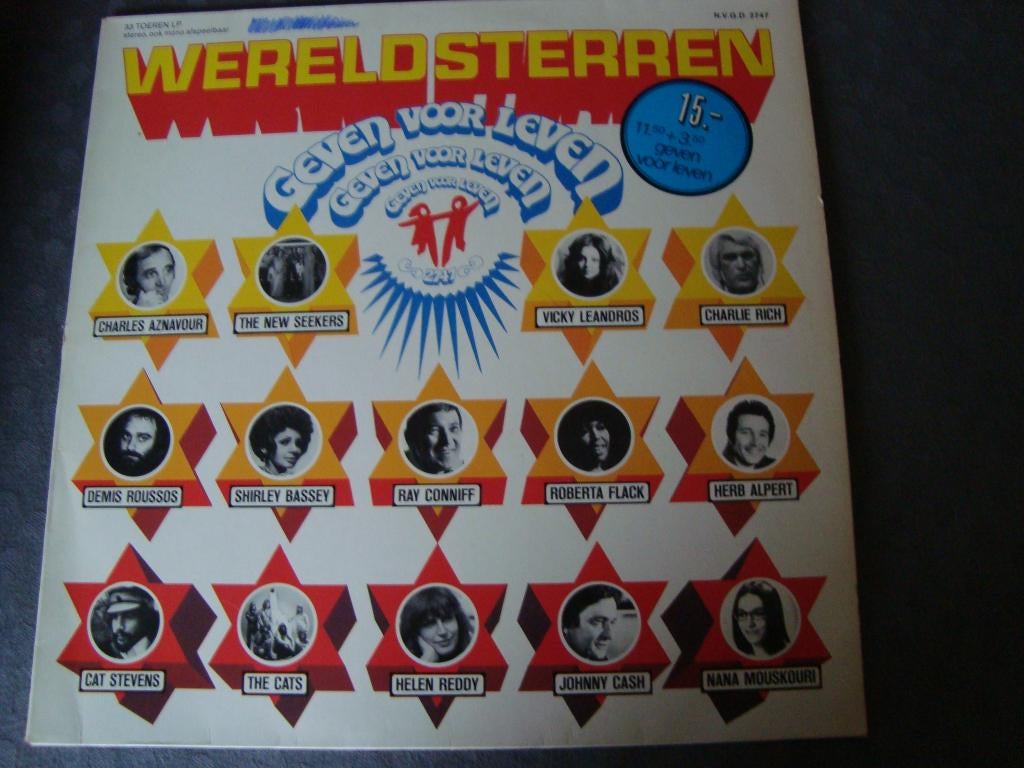 Wereld sterren, Ophalen of Verzenden, Zo goed als nieuw, 12 inch