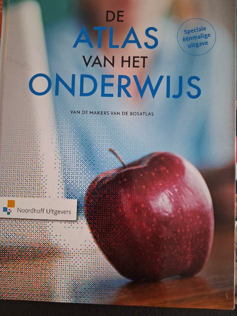 Studieboek  De atlas van het onderwijs, Ophalen of Verzenden, Alpha, Zo goed als nieuw, WO