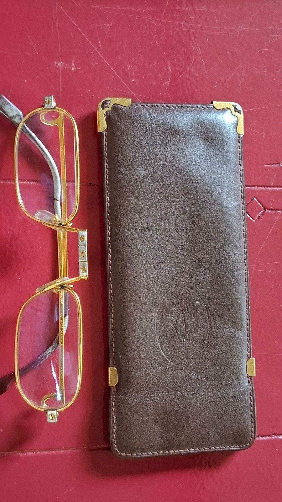 Cartier leesbril origineel, Ophalen