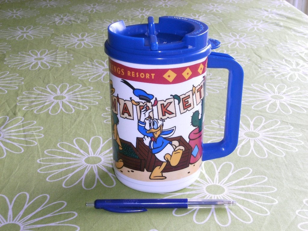 Disney's Coronado Springs Resort Florida warmhoud beker, Ophalen of Verzenden, Donald Duck, Zo goed als nieuw, Servies