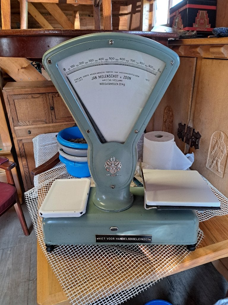 mooie antieke weegschaal te koop., Ophalen