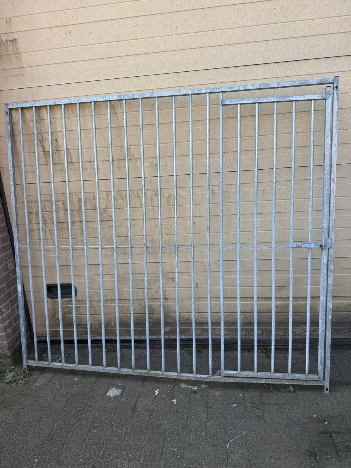 Honden Kennel paneel 180-200 cm met deur, Ophalen, Zo goed als nieuw, 110 cm of meer, 100 cm of meer