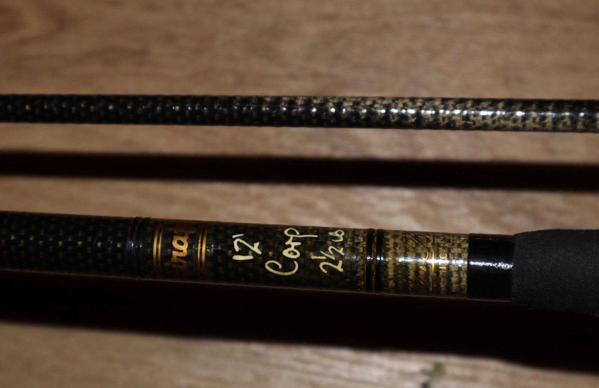 Alan Brown Spiraflex 12ft 2.5lb karperhengel, Watersport en Boten, Ophalen, Zo goed als nieuw, Werphengel