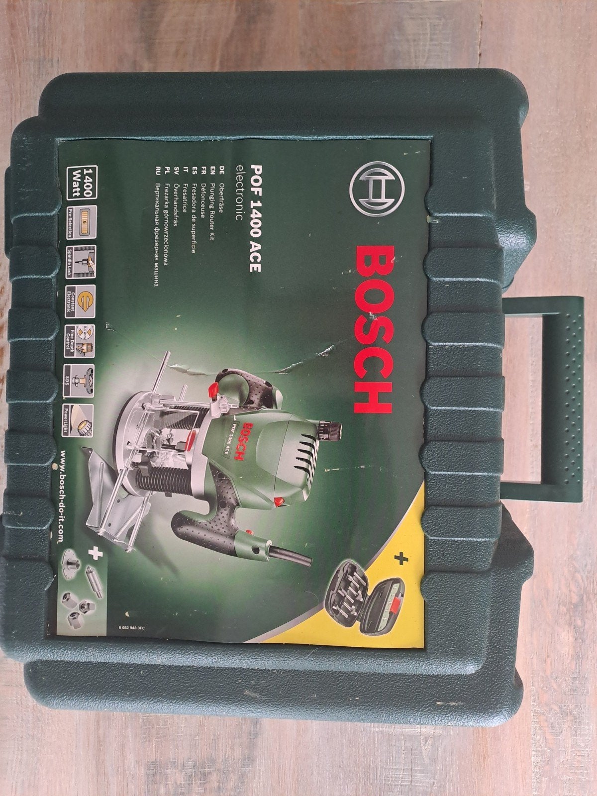 Bosch POF 1400 ACE Bovenfrees - Zo goed als nieuw, Ophalen of Verzenden, Zo goed als nieuw, Bovenfrees, Bosch