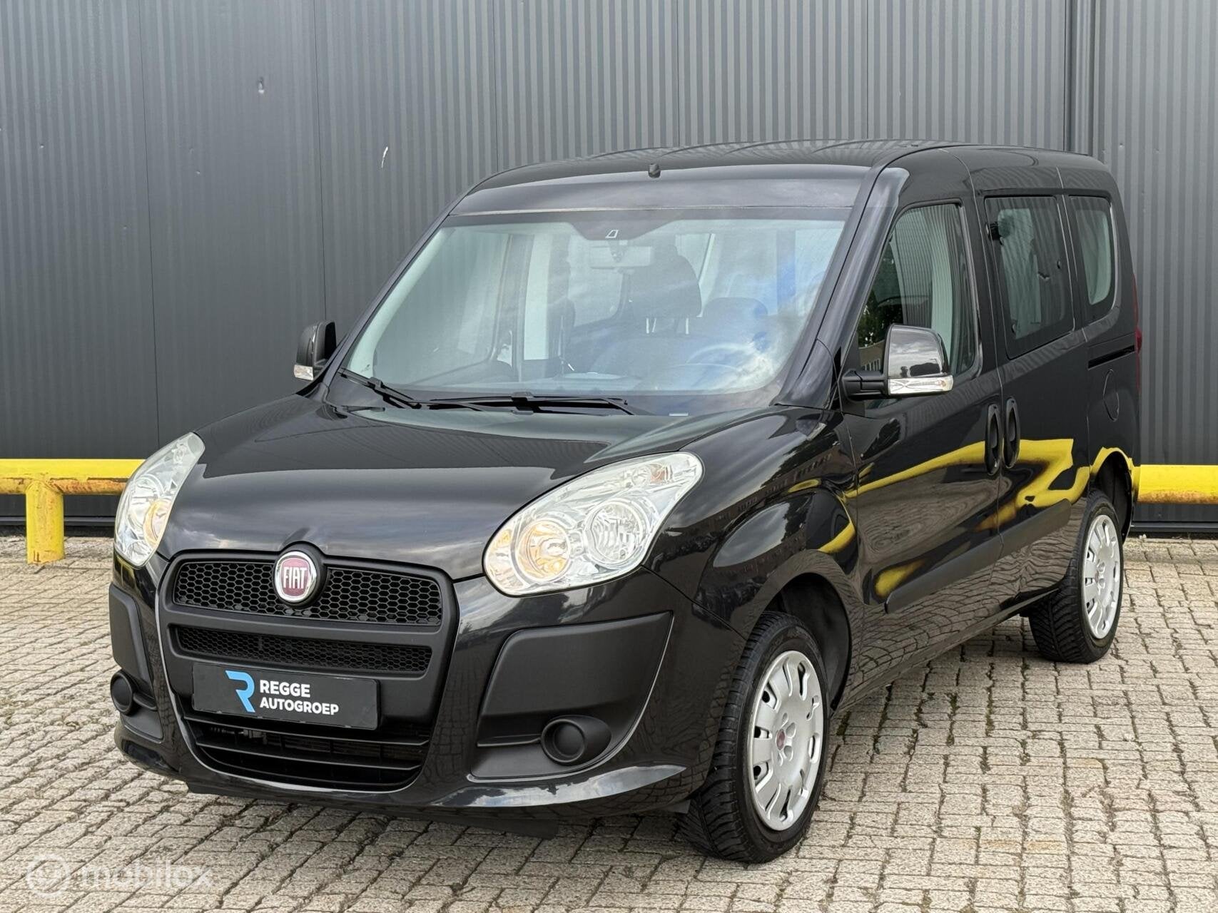 Fiat Doblo 1.4 Active AIRCO, Auto's, Voorwielaandrijving, Gebruikt, Doblo, Zwart