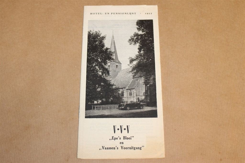 VVV Epe en Vaassen - Hotel- en Pensionlijst 1953 !!, Boeken, Geschiedenis | Stad en Regio, Ophalen of Verzenden, Zo goed als nieuw