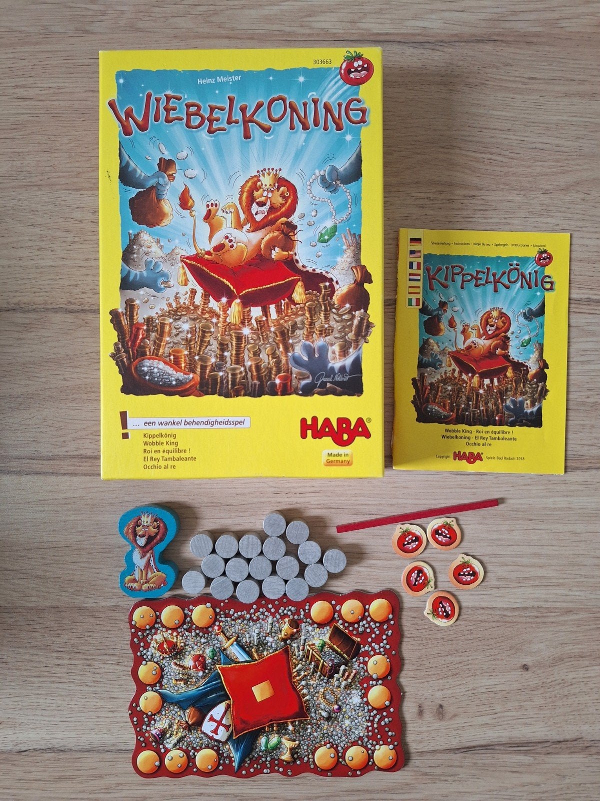 Haba Wiebelkoning evenwichtsspel, Een of twee spelers, Ophalen of Verzenden, Zo goed als nieuw, HABA
