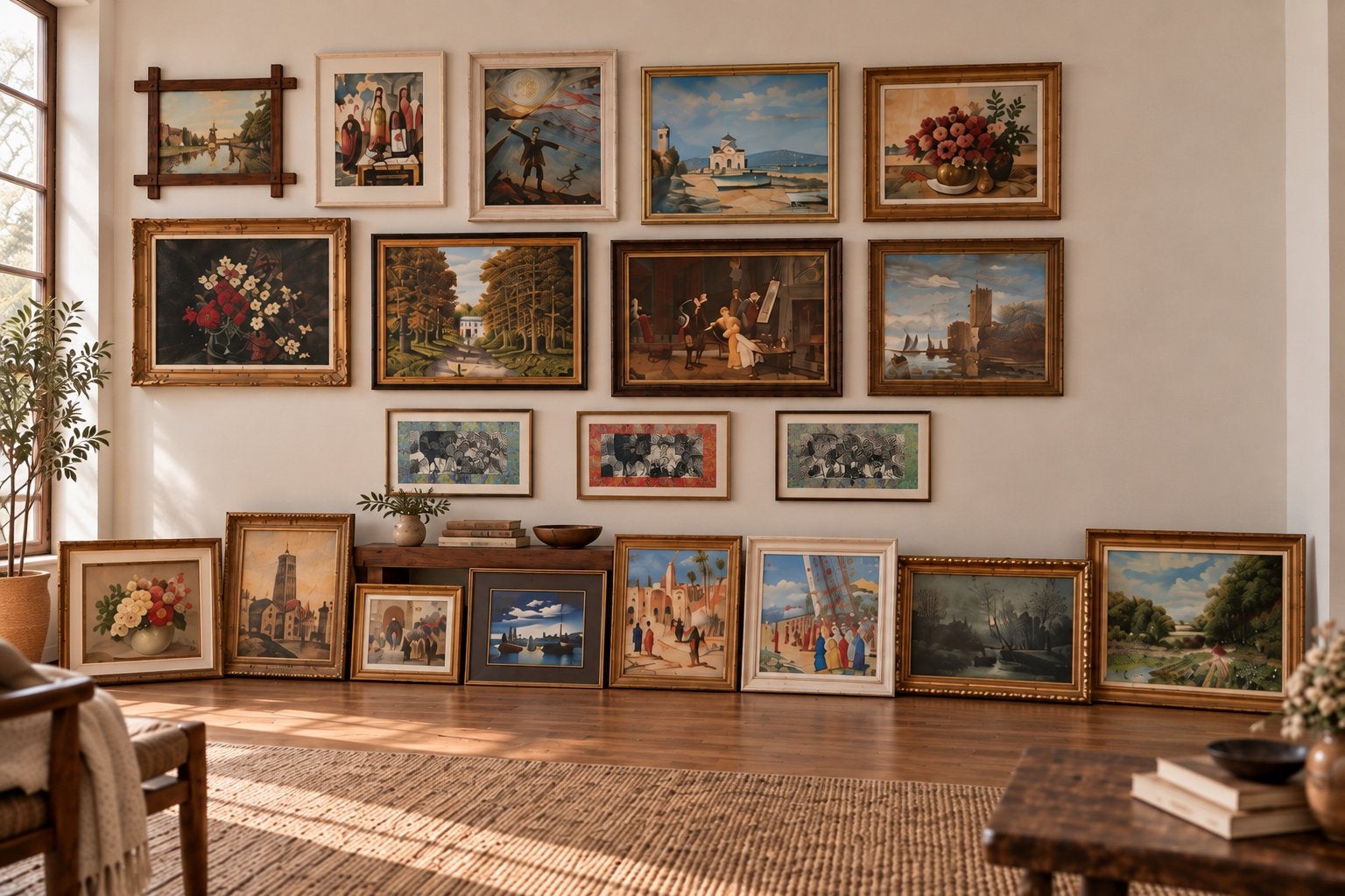 Kunstcollectie ter overname aangeboden, Ophalen of Verzenden