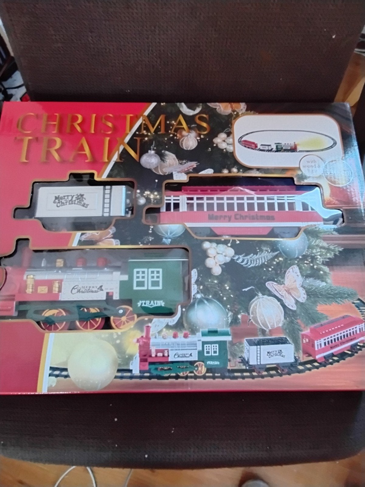 Kersttrein Speelset met Geluid en Licht, Diversen, Ophalen, Zo goed als nieuw