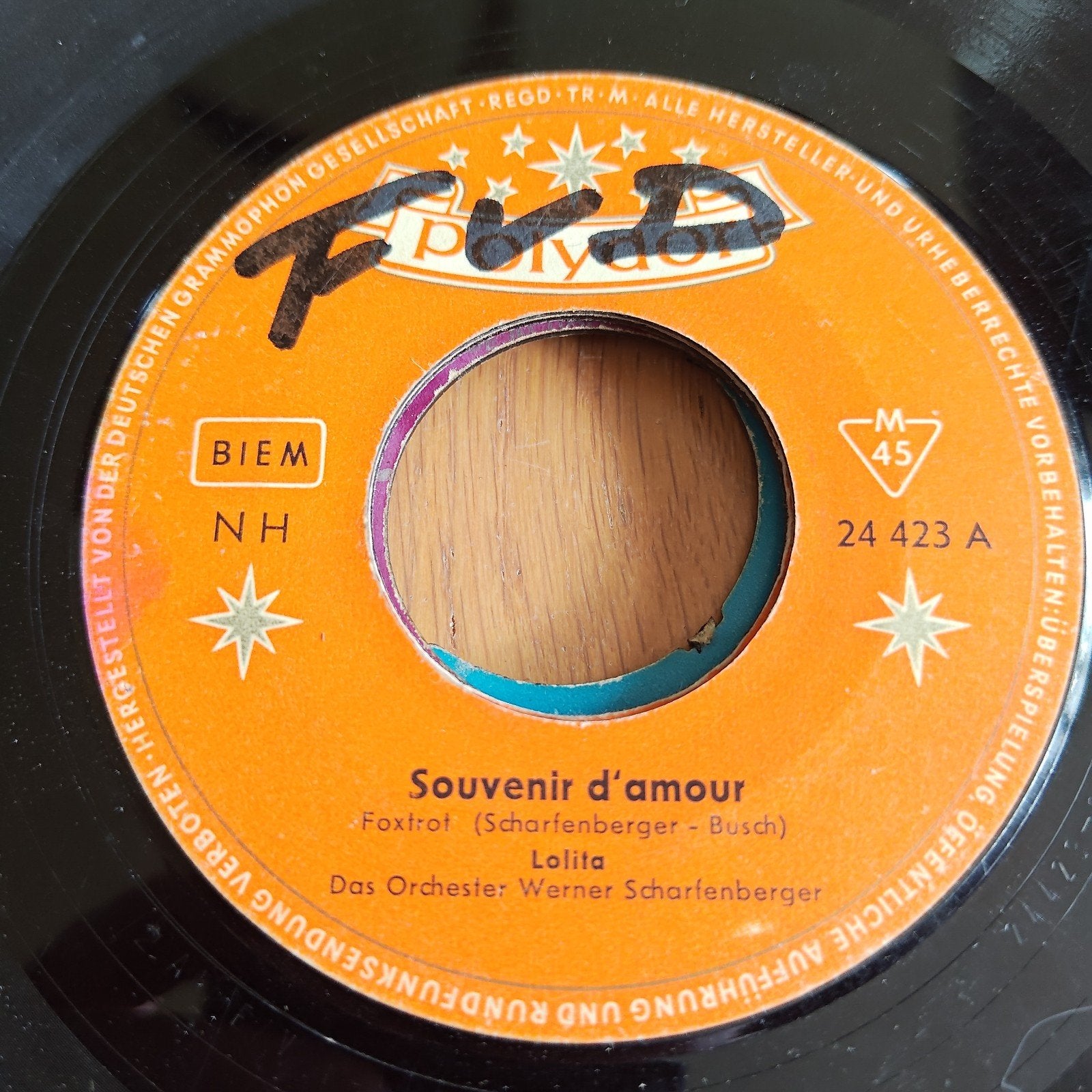 Lolita - Souvenir d'amour (Polydor 24 423 A) Vinyl Single, Gebruikt, 7 inch, EP, Schlager